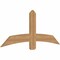 Ekena Millwork Bellingham Timber Gable Bracket, Western Red Cedar, 60"W x 25"H x 1 1/2"D x 5 1/2"F, 10/12 Pitch GBW060X25X0206BEL00SWR - alternate 2
